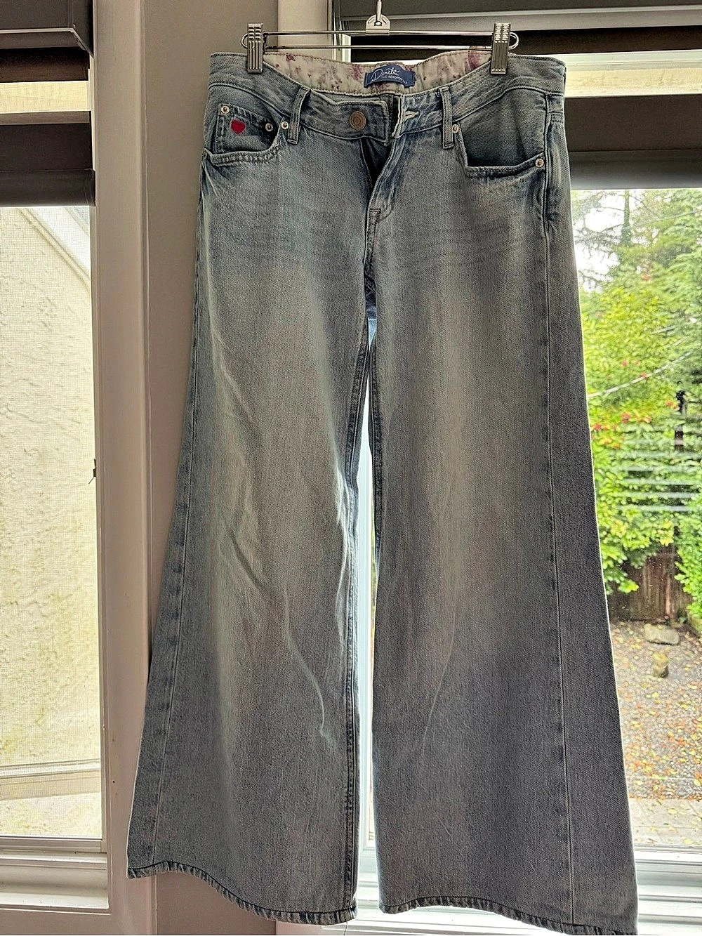 Aeropostale Wide Leg Jeans in Blue Size 4REG Like New